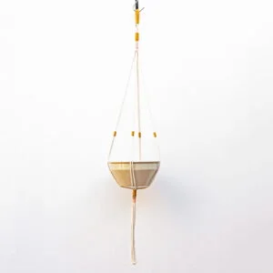 Suporte para Plantas Camila / Mostarda +Rosa