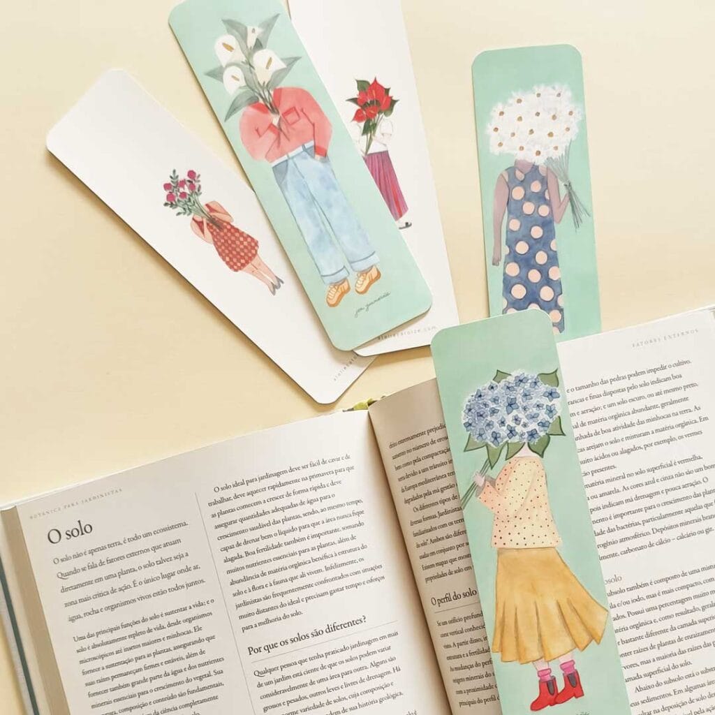 Kit Marca-Páginas "Lembrei de Você"